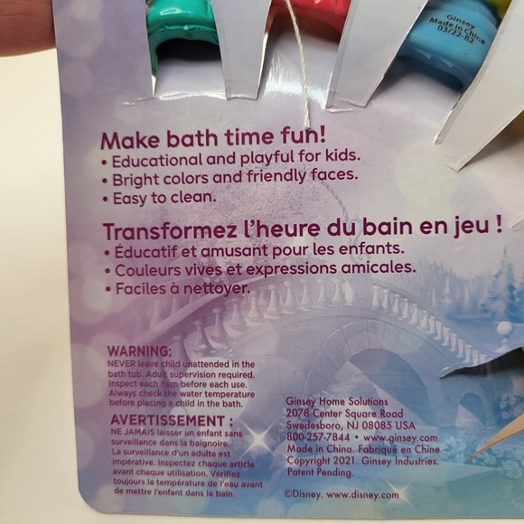 Disney Princess Bath Time Finger Puppets Educational Kid Child Toy Gift Ages 3+ - Picture 8 of 10